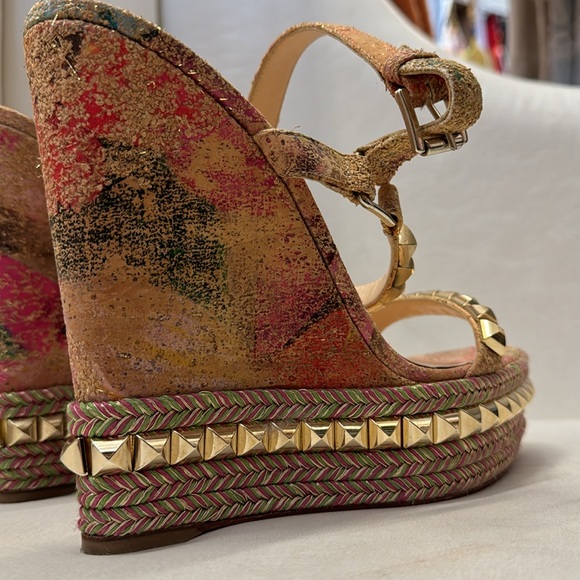 Christian Louboutin Studded Heel Sandal - Picture 2 of 8